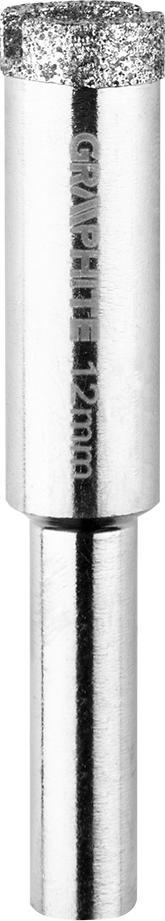 Set stërvitjesh diamanti Graphite Hole Saw, 5-12 mm, 6 copë, me udhëzues
