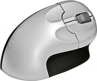 Ергономско глувче BakkerElkhuizen Grip BNEGMW, со кабел, црно