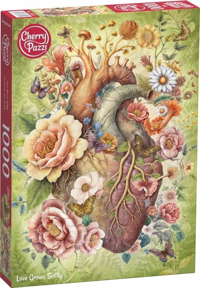 Сложувалка Черипаци Love Grows Softly, 1000 парчиња, 50x70 см