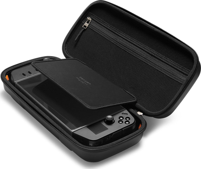 Mbajtëse Spigen Rugged Armor Pro për Lenovo Legion Go, me rrip mbajtës, e zezë