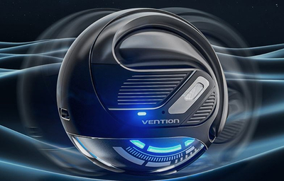 Kufje sportive pa tela Vention OpenBeat O12 NBUB0, TWS OpenEar, Bluetooth, të zeza