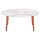 Set Vital tavolinë kafe + 3 tavolina anësore (HM18180.03), bardhë