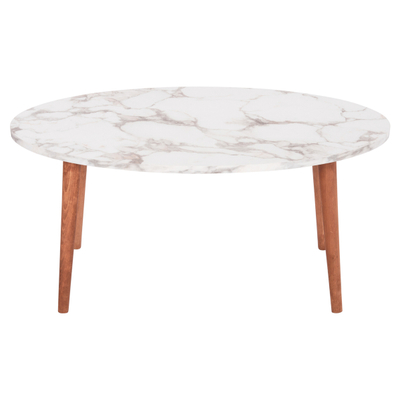 Set Vital tavolinë kafe + 3 tavolina anësore (HM18180.03), bardhë