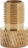 Adapter valvule GEKO G01272, Presta në Schrader, bronx, ngjyrë ari