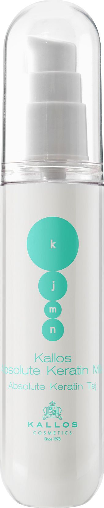 Qumësht rigjenerues për flokë Kallos Absolute Keratin, 50 ml