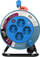 Zgjatës kabllor Orno MINI Reel, 4 presa, 15m, blu
