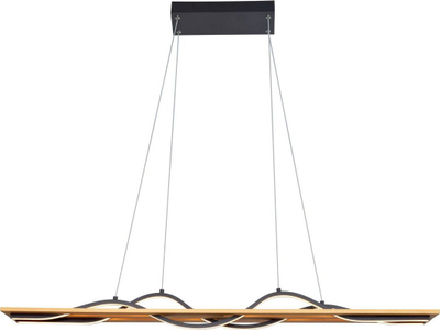 Llambë varëse Conato PND-23848, LED 30W, moderne, e zezë ari