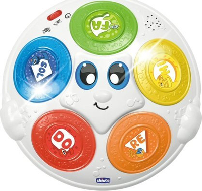 Lodër interaktive muzike Chicco Harry Drum, 50 melodi, me drita, shumëngjyrëshe