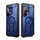 Mbulesë telefoni SUPCASE Samsung Galaxy S26 Ultra, me qëndrim, ekranmbrojtës i futur, blu metalike