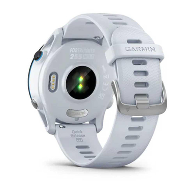 Ora sportive Garmin Forerunner 255 Music, 46mm, GPS, e bardhë