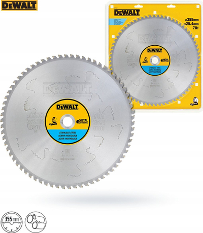 Teh rrethor DeWALT për shumë lloj materialesh, 1 copë, i verdhë