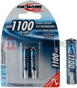 Set i baterive Ansmann AAA/R03, 1100mAh, 2 copë