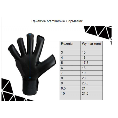 Doreza portieri Yakima Sport GripMaster 9.5, madhësia 9.5, e zezë jeshile