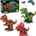 Lodër montimi Woopie Dinosaur Paradise, set me 3 dinosaurë, me trapano elektrik, me shum ngjyra
