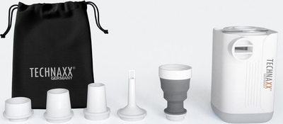 Pompe elektrike ajri Technaxx TX-299, 300 L/min, 3600 mAh, e bardhë