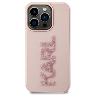 Kapak telefoni Karl Lagerfeld KLHCP15L3DMBKCP për iPhone 15 Pro 6.1", hardcase, rozë