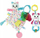 Set lodrash për bebe Clementoni Baby Gift Set Kitty, batanije përkëdhelëse, çelësa për kafshim dhe rrumbullakëz, shumëngjyrësh