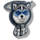 Varëse çelsash Nimmy Cool&amp;Cute 2.0 Wolf, magnetike, e zezë