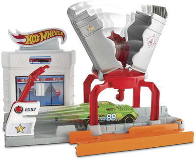 Set lojrash Hot Wheels Blaze Blast, me makinë, i vogël për ta marr me vete, shumëngjyrësh