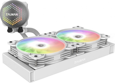 Ftohës uji për proçesor Zalman Alpha 28, RGB, i bardhë