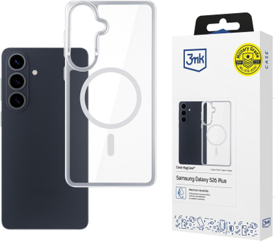 Mbrojtëse telefoni 3mk Armor MagCase, për Samsung Galaxy S26 Plus, transparente