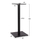 Bazë tavoline metalik i zi mat 45×45×108 cm me rregullues (HM439), zezë