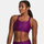 Bustier sportive Under Armour HeatGear High për femra, mbështetje e lartë, e purpurt