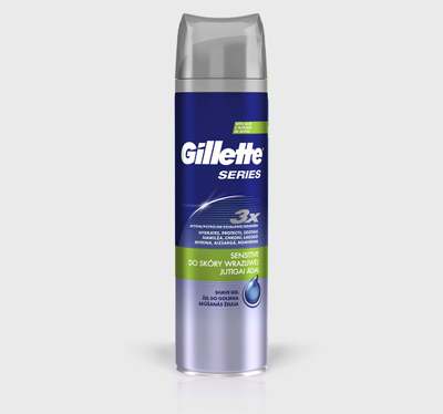 Xhel rroje Gillette Gel Sensitive, 200 ml