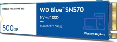Disk SSD WD Blue SN570, 500GB, M.2 2280 PCI-E x4 Gen3 NVMe