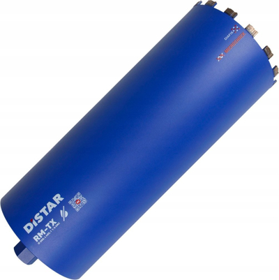 Freza diamant Distar DDS W 200mm, gjatësi 450mm, 1 1/4 UNC, e argjendtë