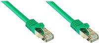 Мрежен кабел Alcasa 8070R-005G, Cat7 S FTP, 0.5m, зелен