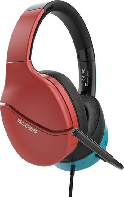 Гејминг слушалки Sades Spower SA-725, 40mm, 3.5mm, сина боја