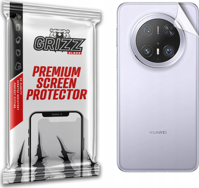 Folie mbrojtëse për pjesën e pasme Grizz SatinSkin Huawei Mate 70 Pro, përfundim sateni, transparente