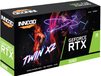Kartelë grafike Inno3D GeForce RTX 3060 Twin X2 LHR 8GB GDDR6