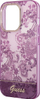 Kapak telefoni Guess TPU iPhone 14 Pro, antishok, dizajn me lule, rozë