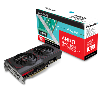 Kartë grafike Sapphire PULSE AMD Radeon RX 7600 XT, 16GB, GDDR6