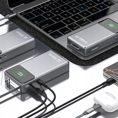 Karikues portativ Dudao K31 Pro, 20000mAh, 45W, gri