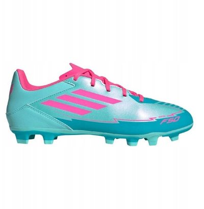 Këpucë futbolli Adidas F50 Club Messi M IH0929, FG MG, blu rozë