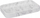 Tabaka dekorative për banjo 5five Simply Smart, 19x11cm, efekt mermeri, e bardhë