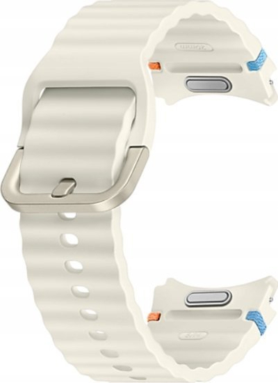 Rrip sportiv Samsung për Galaxy Watch 7, M L, silikon, krem