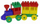 Tren lodër Polesie Locomotive Set, 1 vagon, plastik, shumëngjyrësh