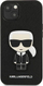 Mbulesë telefoni Karl Lagerfeld KLHCP13SOKPK, për iPhone 13 mini 5.4", hardcase Saffiano, e zezë