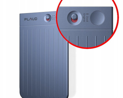 Diktafon Plaud AI Note, 64GB, reduktim zhurme AI, blu