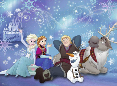 Puzzle Ravensburger Frozen, 100 elemente