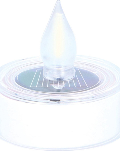 Set qirinj LED solar Grundig, 2 copë, dritë e ngrohtë e bardhë, transparentë