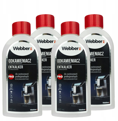 Раствор за отстранување на наслаги Вебер КлинМакс, 1L, сет 4x250ml, бел