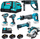 Set veglash pa kabllo Makita DLX6135TX1, 18V, 3 bateri 5Ah, me çantë për ta mbajtur me vete