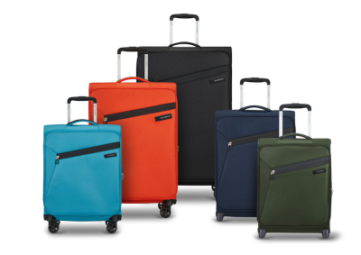 Valixhe Soft Me 4 Rrota Samsonite Litebeam 66/24 Ngjyrë E Zezë