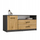 Kabinet TV SIMPLO 1D2S, 2 sirtarë, 1 derë, antracit me dekor oak artisan