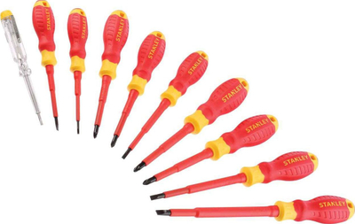 Set kaçavidash Stanley VDE + testues, portokalli